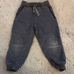 George 3T Cozy Kids Jogger Pants With Zipper Pockets In Dark Gray